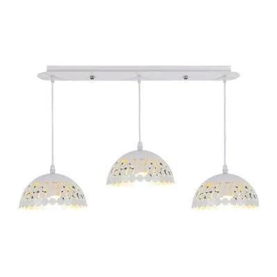 LISA Pendelleuchte weiß 3x E27 60W IP20 Milagro