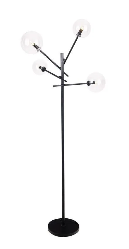 LOLLIPOP Stehleuchte 4xG9 schwarz Maxlight F0051