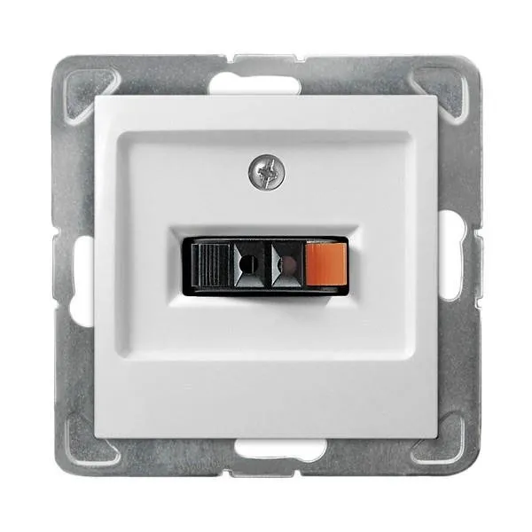 Lautsprecher Steckdose 1-fach weiss Ospel Impression GG-1Y/m/00