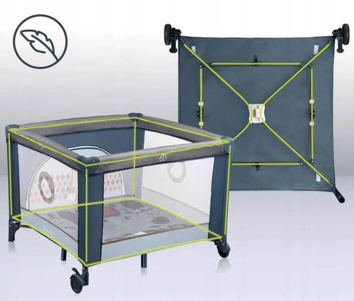 Lionelo Lene Blue Navy - Laufgitter