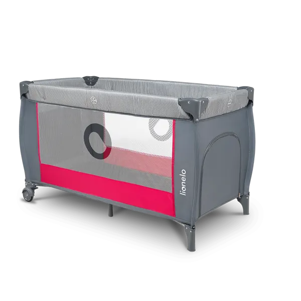 Lionelo Sven Plus Babyreisebett Pink Rose