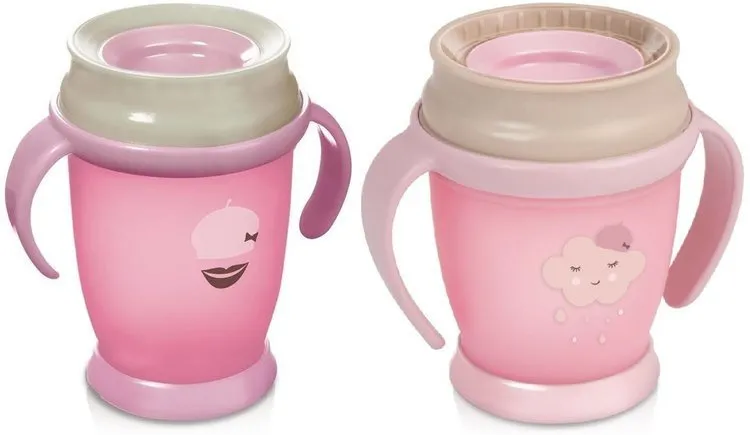 Lovi Becher 360' Mini 210ml Retro 1/583neu Rosa