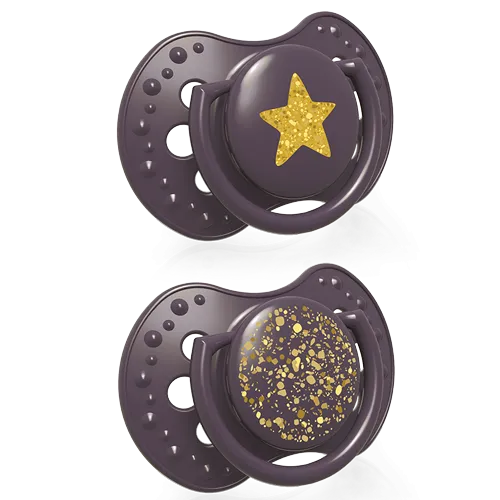 Lovi Dynamic Stardust Schnuller 3-6 m 22/893 Violett