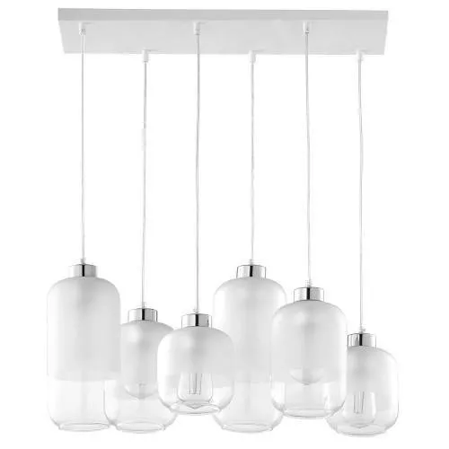MARCO Pendelleuchte chrom, weiß 6x E27 60W 3359 TK Lighting