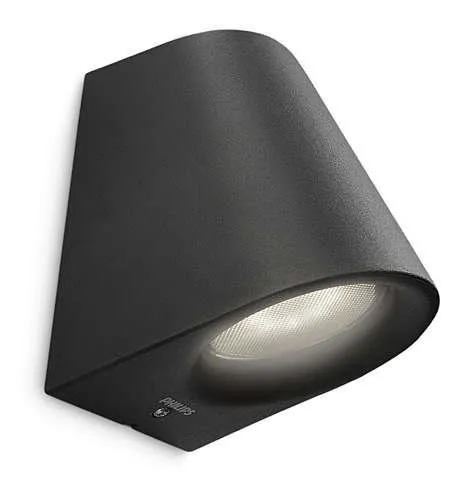MyGarden Virga LED-Wandleuchte schwarz 172873016 Philips