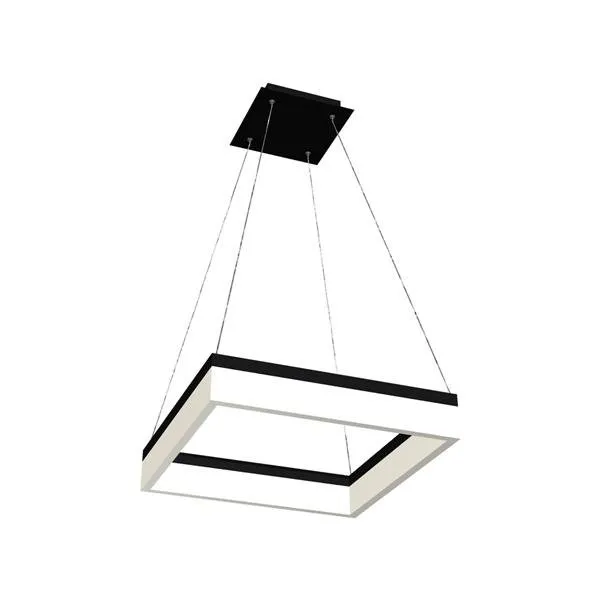 NERO 32W LED-Pendelleuchte IP20 schwarz 4000K Milagro