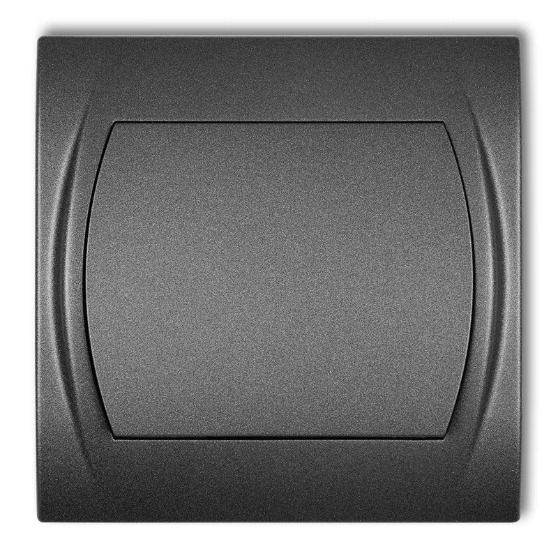 NO-Schalter, einpolig (eine Taste, ohne Piktogramm) graphit 11LWP-4.1