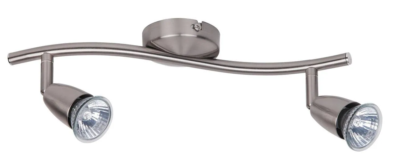 NORMAN 2xGU10 Chrom Deckenleuchte Rabalux 5992