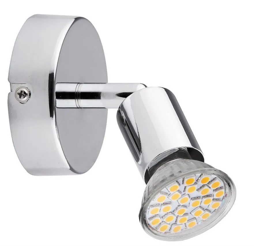 NORTON LED-Wandleuchte chrom GU10 3W 220lm 3000K IP20 Rabalux