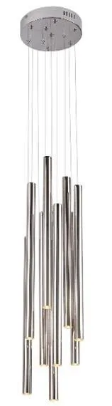 ORGANIC LED Medium Pendelleuchte 10x1W 3000K 600lm chrom Maxlight P0206D