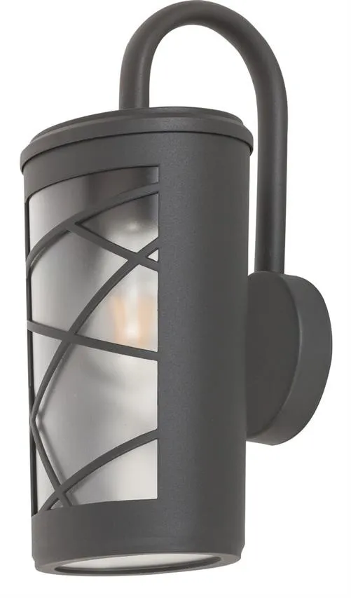 PESCARA anthrazit E27 60W IP44 Garten-Wandleuchte Rabalux