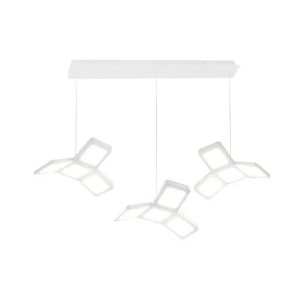 PIXELS 48W LED-Pendelleuchte IP20 4000K weiß Milagro