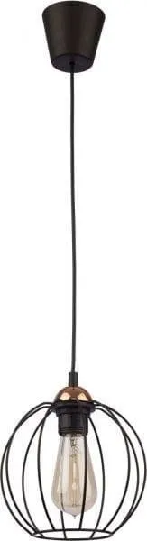 Pendellampe GALAXY Schwarz E27 60W 1644 TK Lighting