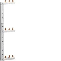 Phasenschiene 3polig 3-reihig 125mm links vertikal Hager KCL368L