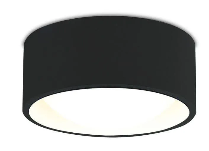 Plafond rund KODAK LED 8W 3000K 704lm schwarz Maxlight C0203