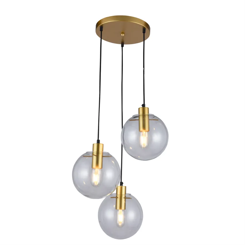 Puerto Pendelleuchte 3xE27 gold LP-004/3P GD Light Prestige