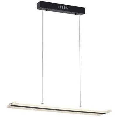 RAY 24W LED-Pendelleuchte schwarz IP20 4000K Milagro