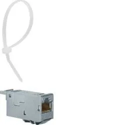 RJ45 Modul (E-Dat) universal C6 ISO A 10GBit Ethernet (IEEE 802.3an) 180° Hager VZ314RJ