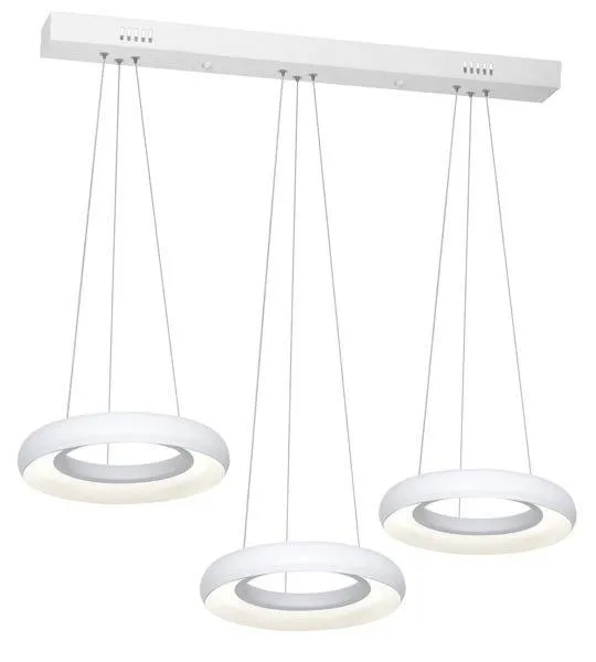 RONDO GREY 36W LED-Pendelleuchte grau IP20 4000K Milagro