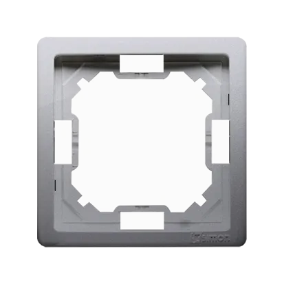 Rahmen 1fach inox met. Kontakt Simon BMR1/21