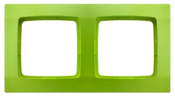 Rahmen 2-fach Limette Ospel Karo R-2S/53
