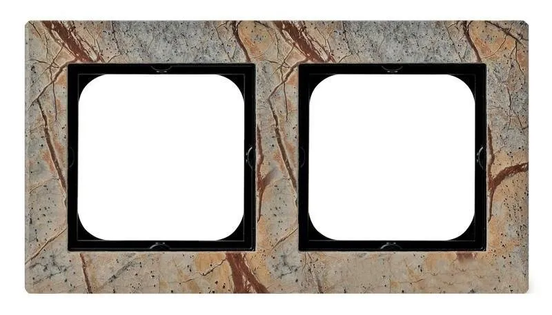 Rahmen 2-fach Stein (forest) Ospel Sonata R-2RK/36