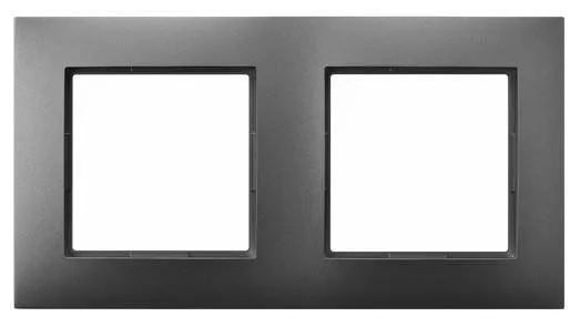 Rahmen 2-fach grau matt Ospel Aria R-2U/70