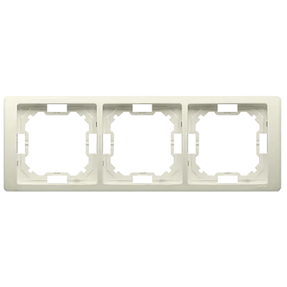 Rahmen 3-fach IP44 beige Kontakt Simon BMRC3/12