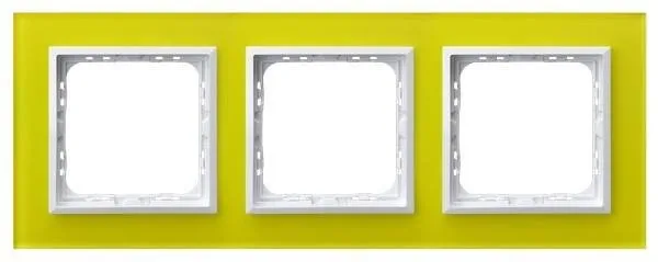Rahmen 3-fach Limette Glas Ospel Sonata R-3RGC/60/00
