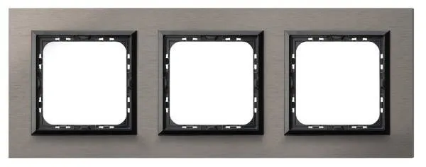 Rahmen 3-fach gebürsteter Satin Ospel Sonata R-3RAC/63/25