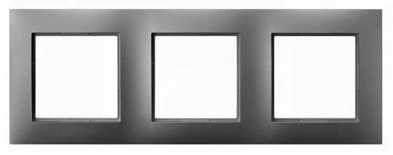 Rahmen 3-fach grau matt Ospel Aria R-3U/70