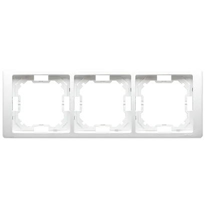 Rahmen 3-fach weiß glänzend Kontakt Simon BMRC3/11