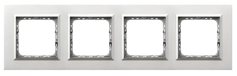 Rahmen 4-fach Aluminium Ospel Sonata R-4RAC/35/38