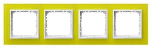 Rahmen 4-fach Limette Glas Ospel Sonata R-4RGC/60/00