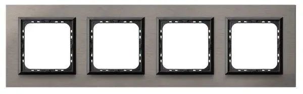 Rahmen 4-fach gebürsteter Satin Ospel Sonata R-4RAC/63/25