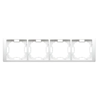 Rahmen 4-fach weiß Kontakt Simon BMRC4/11