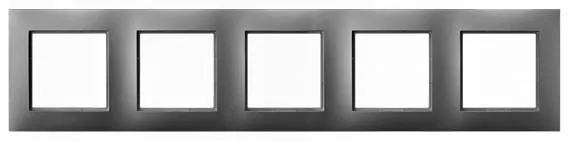 Rahmen 5-fach grau matt Ospel Aria R-5U/70