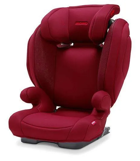 Recaro Monza Nova 2 Seatfix Kindersitz 15-36kg Select Granat Rot
