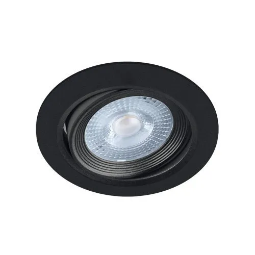 Runde Deckeneinbauleuchte MONI LED C 5W 4000K BLACK Struhm schwarz