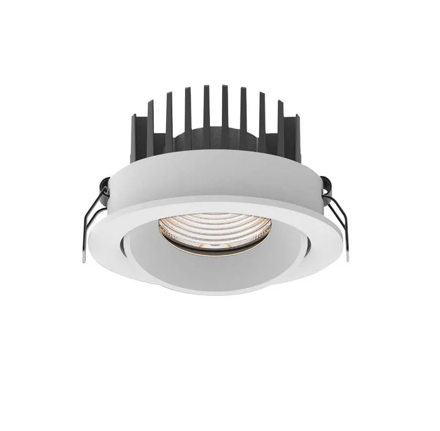 Runde Einbaulampe CYKLOP LED 12W 3000K 900lm IP65 weiß Maxlight H0094