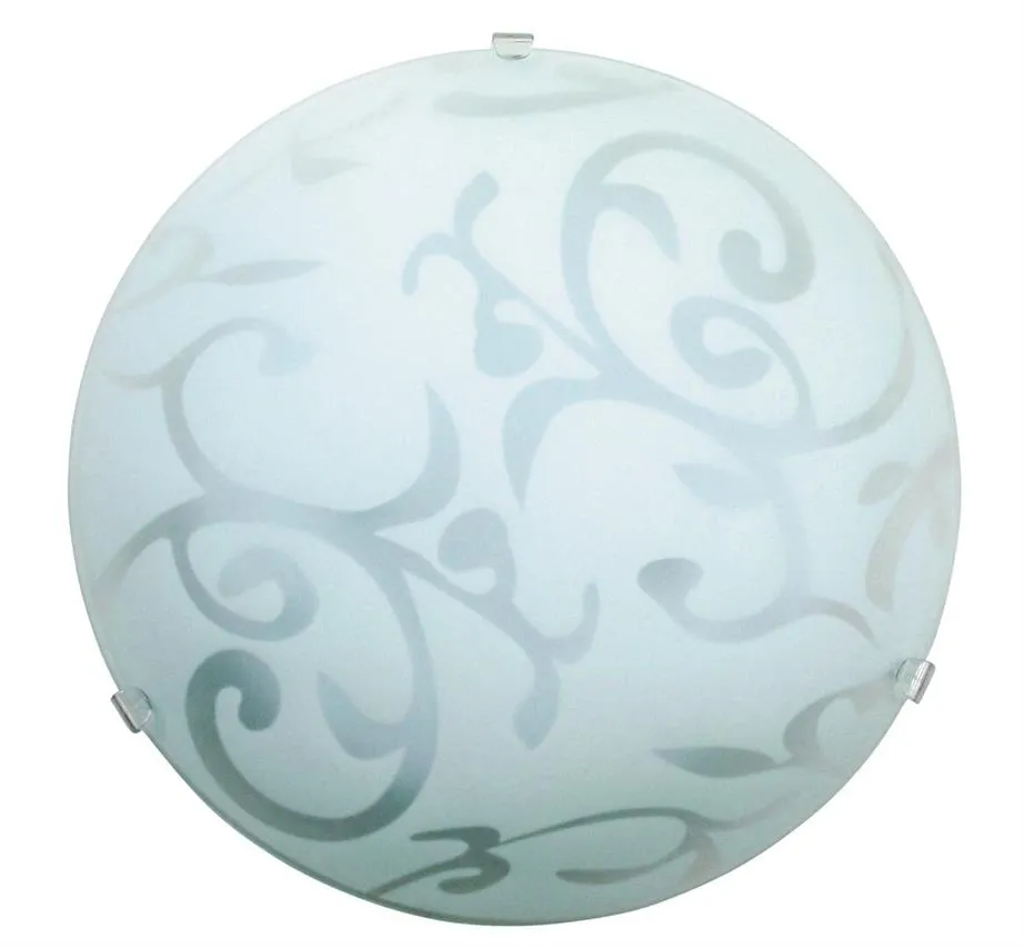 SCROLL Deckenleuchte weiß E27 60W IP20 Rabalux