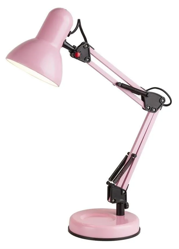 Schreibtischlampe SAMSON rosa E27 60W IP20 Rabalux