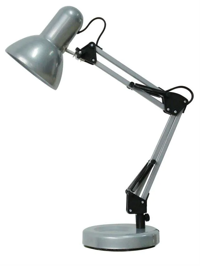 Schreibtischlampe SAMSON silber E27 60W IP20 Rabalux