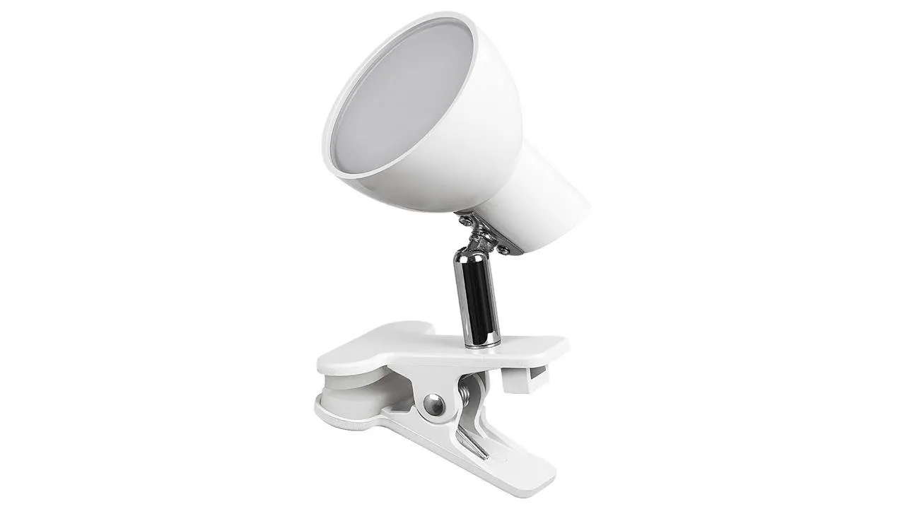 Schreibtischlampe mit Clip NOAH LED 5W 3000K 360lm weiß Rabalux 1477