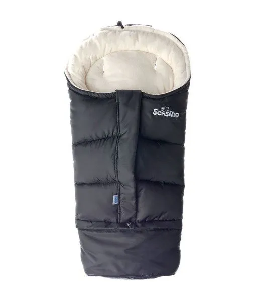 Sensillo Combi 3in1 Schlafsack Schwarz-Beige