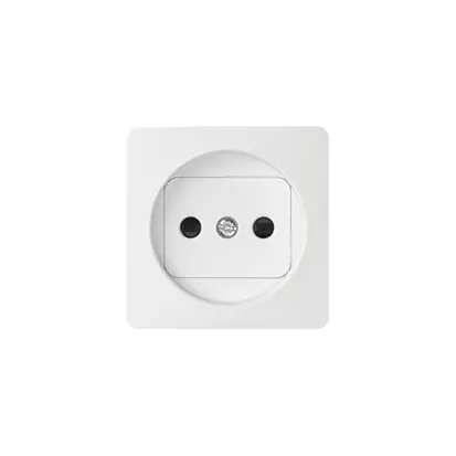 Simon 82 Weißer Deckel für die Steckdose ohne Erdung
