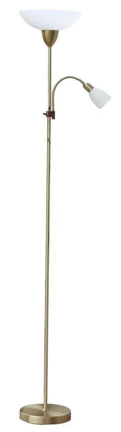 Stehleuchte DIANA braun E27 G45 1x MAX 60W + E14 1x MAX 40W IP20 Rabalux