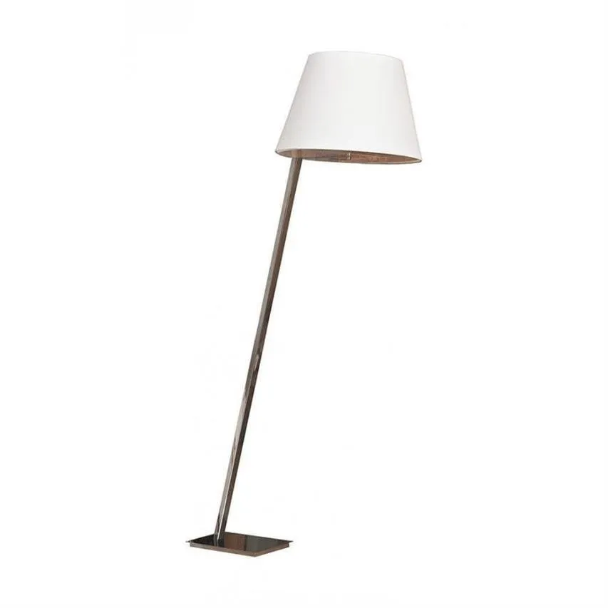 Stehleuchte ORLANDO E27 chrom, weiß Maxlight 5103F/WH CR