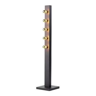 Stehleuchte PHOENIX gold, schwarz 5x E14 40W IP20 Milagro
