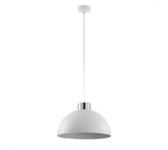 TEDI Pendelleuchte weiß, chrom E27 60W IP20 6020 TK Lighting